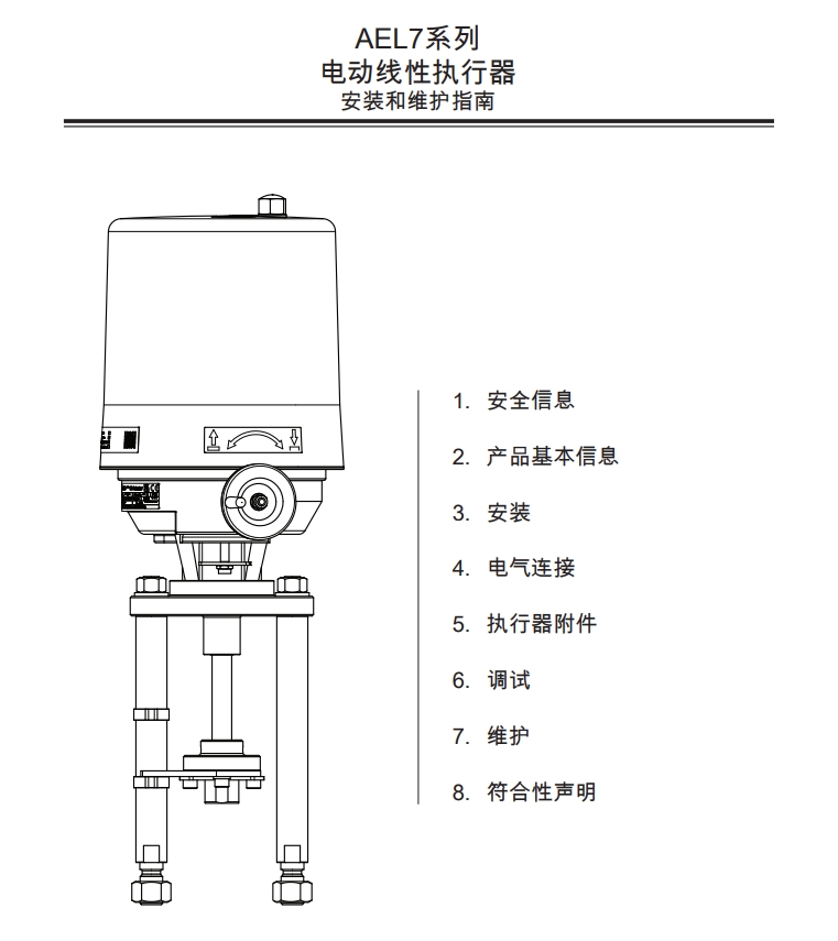 ael7電動(dòng)執(zhí)行器說明書