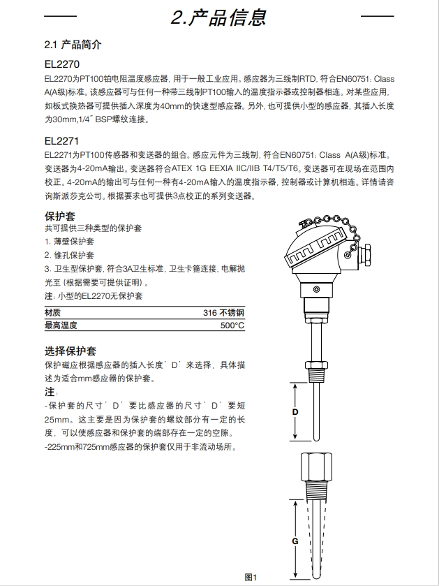 斯派莎克EL2270 和EL2271溫度感應(yīng)器產(chǎn)品簡(jiǎn)介